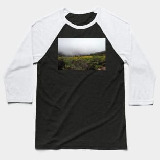 Foggy Morning Nature Scene in San Deigo Baseball T-Shirt